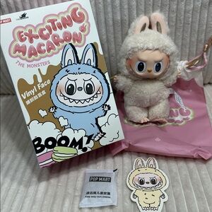 SOY MILK - Exciting Macaron Labubu.New.Box opened to verify.See photos. PopMart